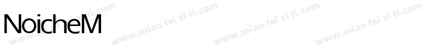 Noiche Medium字体转换